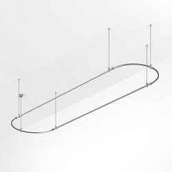 Основание ART-APRIORI-OVAL-ROD-800-4000x1000 (TN) (Arlight, IP20 Металл, 3 года)