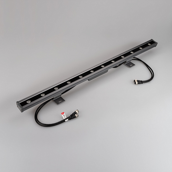 Светодиодный прожектор AR-LINE-1000L-48W-24V RGB-Warm3000 (Grey, 15x45 deg, DMX512) (Arlight, Закрытый) Lednikoff