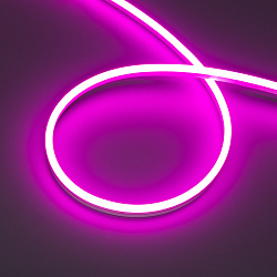Светодиодная лента герметичная HALO-SIDE-A168-6x13mm 24V Pink (10 W/m, IP67, 2835, 5m) (Arlight, Силикон)
