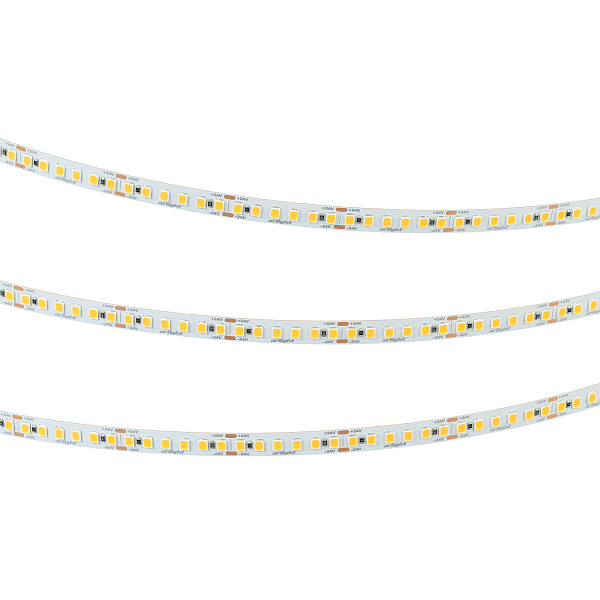 Светодиодная лента UL-A180-8mm 24V Warm3500 (14.4 W/m, IP20, 5m) (Arlight, Открытый) Lednikoff