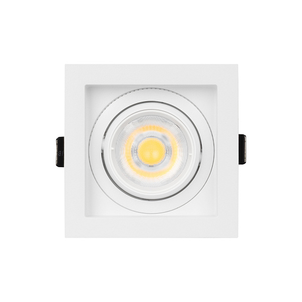 Светильник MS-VORTEX-BUILT-S90x90-12W Warm3000 (WH-WH, 40 deg, 230V) (Arlight, IP20 Металл, 5 лет) Lednikoff