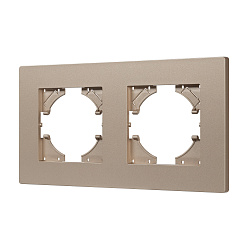 Рамка пластиковая FRM-PERIO-PL-2-GD (Arlight, -)