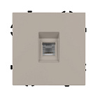 Механизм компьютерной розетки SCT-NOBE-MPC1-SFPL-CA (RJ-45, CAT6) (Arlight, Кашемир) Lednikoff