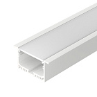 Профиль с экраном SL-LINIA62-F-2500 WHITE+OPAL (Arlight, Алюминий) Lednikoff