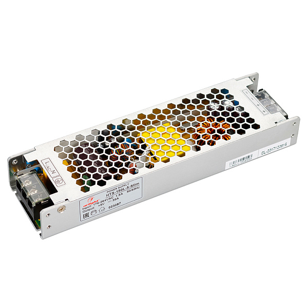 Блок питания HTS-150L-5-Slim (5V, 30A, 150W) (Arlight, IP20 Сетка, 3 года) Lednikoff