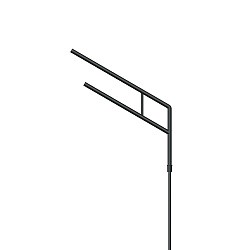 Кронштейн OXOR-SG2-1500x76-L1500 BLACK (Arlight, Сталь)