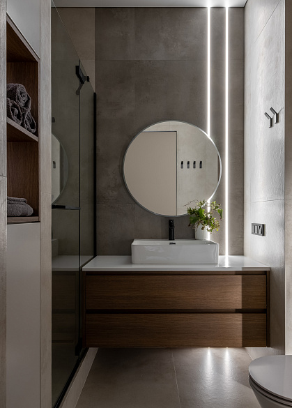 Частный интерьер квартиры ЖК "Западный порт", г. Москва 