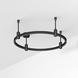 Основание ART-APRIORI-ROUND-ROD-200-R600 (BK) (Arlight, IP20 Металл, 3 года)