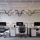 Профиль SL-ARC-3535-LINE-2500 BLACK (Arlight, Алюминий) Lednikoff