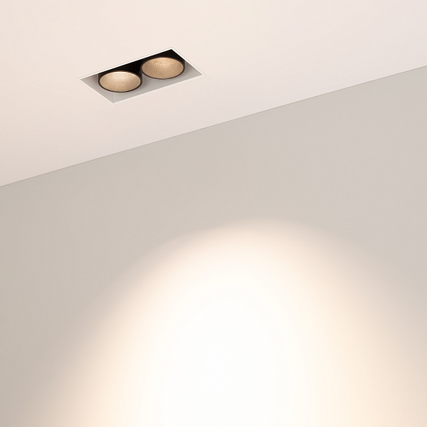 Светильник MS-ORIENT-BUILT-TRIMLESS-TC-S38x67-5W Warm3000 (WH-BK, 30 deg, 230V) (Arlight, IP20 Металл, 5 лет) Lednikoff