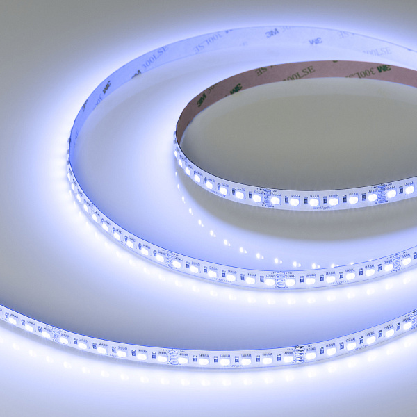 Светодиодная лента RT-H120-10mm 24V RGBW-Warm-4-in-1 (25 W/m, IP20, 4040, 5m) (Arlight, Открытый) Lednikoff