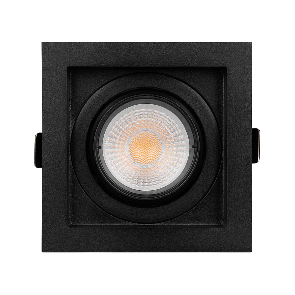 Светильник MS-VORTEX-BUILT-S90x90-12W Warm3000 (BK-BK, 40 deg, 230V) (Arlight, IP20 Металл, 5 лет) Lednikoff