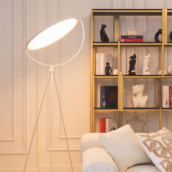 Светильник SP-LUNAR-FLOOR-D660-35W Dim-to-Warm (WH, 120 deg, 230V) (Arlight, IP20 Металл, 5 лет)
