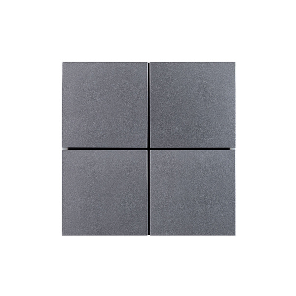 INTELLIGENT ARLIGHT Кнопочная панель KNX-304-23-IN Grey (BUS, Frameless) (IARL, IP20 Металл, 2 года) Lednikoff