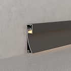 Профиль PLINTUS-H54-2000 BLACK (Arlight, Алюминий) Lednikoff