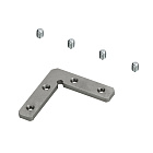 Соединитель ALU-90HOR угловой горизонтальный (Arlight, Металл) Lednikoff