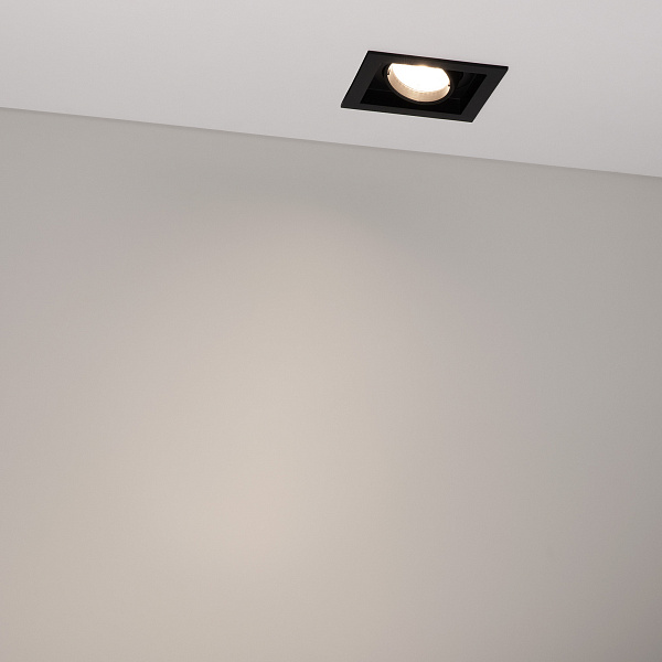 Светильник MS-VORTEX-BUILT-S90x90-12W Day4000 (BK-BK, 40 deg, 230V) (Arlight, IP20 Металл, 5 лет) Lednikoff