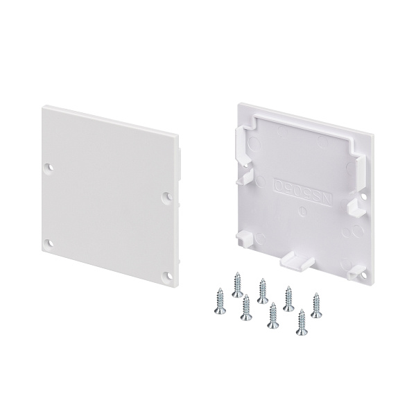 Заглушка SL-LINE-5050-S WHITE (Arlight, Пластик) Lednikoff