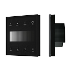 INTELLIGENT ARLIGHT Сенсорная панель SMART-DALI-301-11-4G-3SC-DT6 Черная (230V, встраиваемая, 2.4G) (IARL, IP20 Пластик, 5 лет) Lednikoff