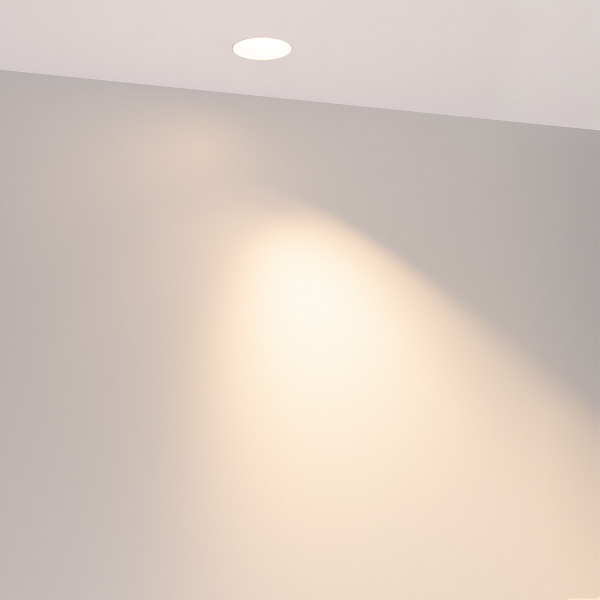 Светильник MS-ARADO-TRIMLESS-R55-7W Warm2700 (WH-WH, 24 deg, 230V) (Arlight, IP20 Металл, 5 лет) Lednikoff