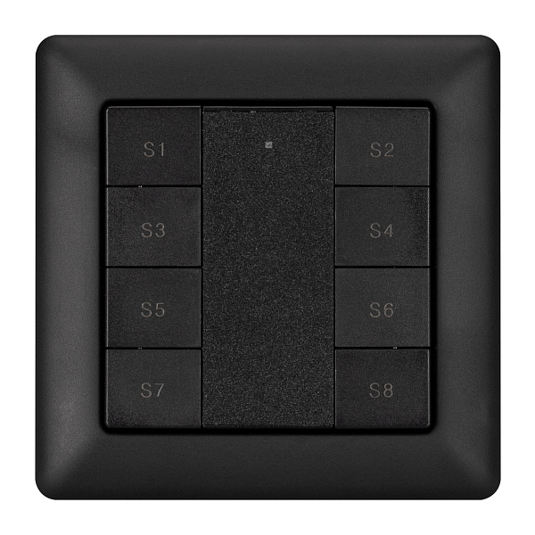 INTELLIGENT ARLIGHT Панель DALI-223-1G-8SC-IN-BLACK (BUS) (IARL, -) Lednikoff