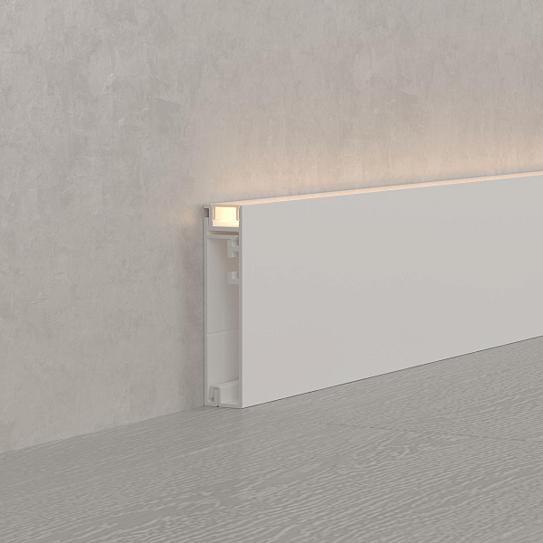 Профиль PLINTUS-H55-2000 WHITE (Arlight, Алюминий) Lednikoff