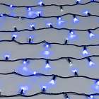 Светодиодная гирлянда ARD-STRING-CLASSIC-10000-BLACK-100LED-FLASH BLUE (230V, 7W) (Ardecoled, IP65) Lednikoff