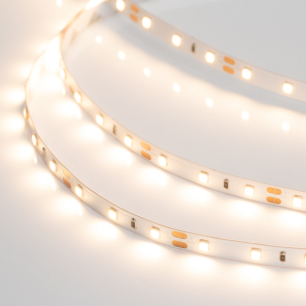 Светодиодная лента RT 2-5000 12V Warm3000 (2835, 300 LED, PRO) (Arlight, 7.2 Вт/м, IP20) Lednikoff