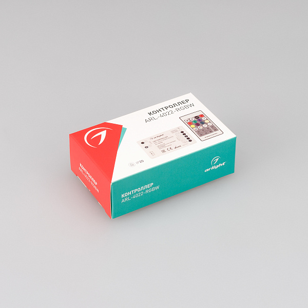 Контроллер ARL-4022-RGBW White (5-24V, 4x4A, ПДУ 24кн, RF) (Arlight, IP20 Пластик, 3 года) Lednikoff
