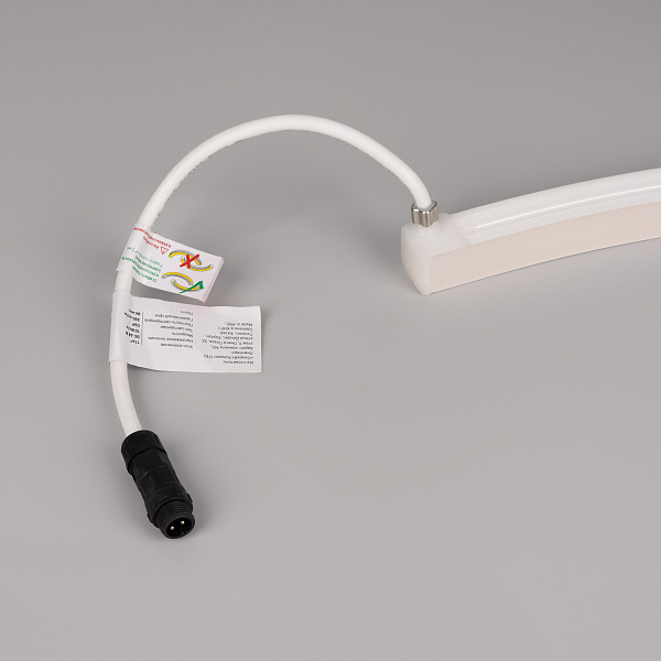 Светодиодная лента герметичная MOONLIGHT-PRO-TOP-X320-20x20mm 48V White6000 (10 W/m, IP67, 30m, wire x2) (Arlight, Вывод боковой, 7 лет)