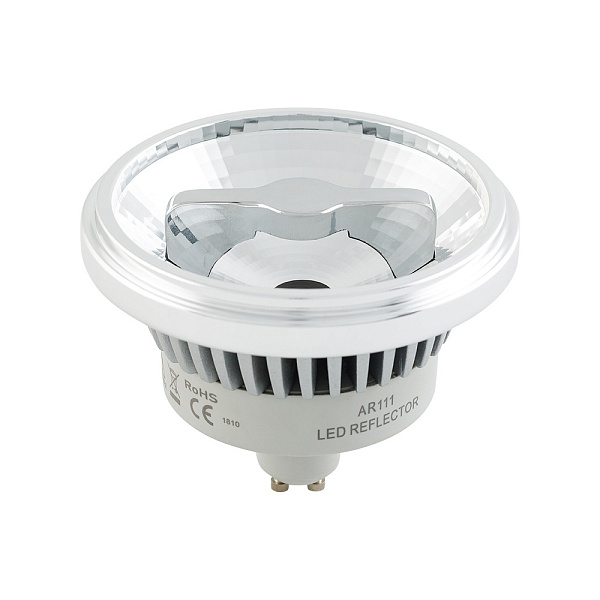Лампа AR111-FORT-GU10-15W-DIM Warm3000 (Reflector, 24 deg, 230V) (Arlight, Металл) Lednikoff