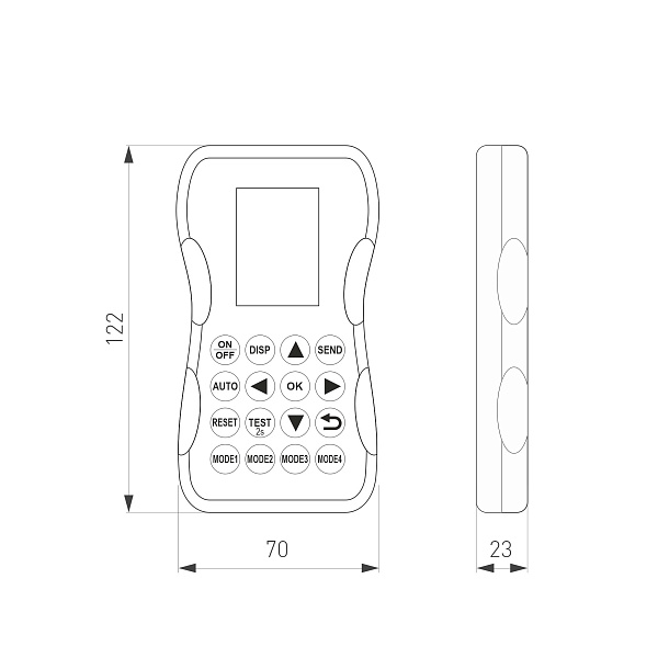 Пульт ARL-LAGERN-IR (3V) (Arlight, IP20 Пластик, 3 года) Lednikoff