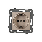 Механизм электрической розетки SCT-MEU1-PL-GD-V (250V, 16A) (Arlight, -) Lednikoff