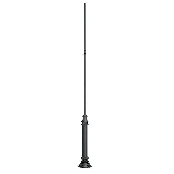 Опора фланцевая OXOR-OT3-DE-D160-L3500 (BK) (Arlight, Сталь) Lednikoff