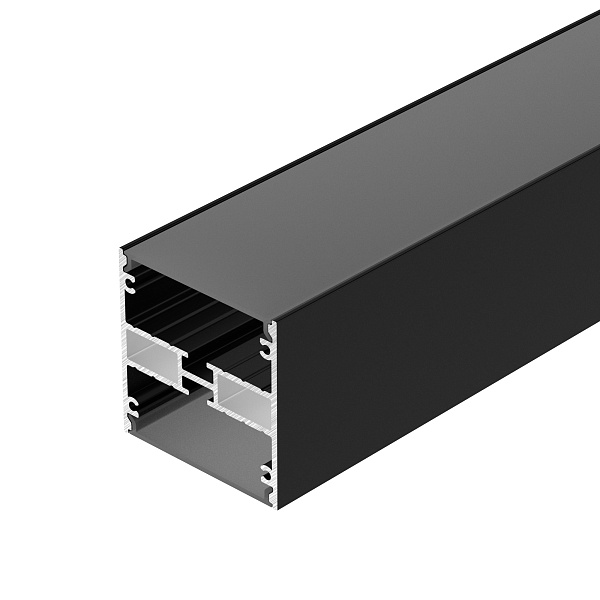 Профиль LINE-5050-DUAL-2000 ANOD BLACK (Arlight, Алюминий) Lednikoff