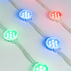 Модуль управляемый SPI-F7-D50 24V RGB-RAM-Auto (1.25W, IP68, 120 deg) (Arlight, Пластик, 3 года) Lednikoff