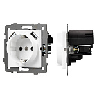 Механизм розетки с USB зарядкой SCT-MUAA-PL-WH-V (250V, 16A) (Arlight, -) Lednikoff