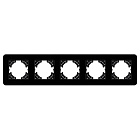 Рамка стеклянная FRM-OMALI-GS-5-BK (Arlight, -) Lednikoff