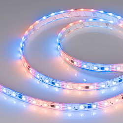 Светодиодная лента герметичная SPI-PFS-B60-12mm 12V RGB-PX3 (14.4W/m, IP68, 5060, 5m) (Arlight, бегущий огонь)