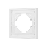 Рамка пластиковая FRM-TENDO-PL-1-WH (Arlight, Белый)