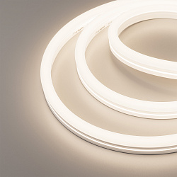 Светодиодная лента герметичная MOONLIGHT-SIDE-X336-12x24mm 230V Day4000 (11 W/m, IP65, 50m, wire x1) (Arlight, Грибовидная форма)