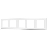 Рамка пластиковая FRM-VERSA-PL-5-WH (Arlight, -)