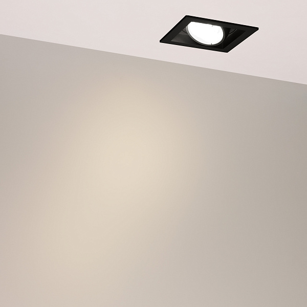 Светильник MS-VORTEX-BUILT-S117x117-20W Warm3000 (BK-BK, 40 deg, 230V) (Arlight, IP20 Металл, 5 лет) Lednikoff