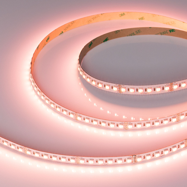 Светодиодная лента RT-H120-10mm 24V RGBW-Day-4-in-1 (25 W/m, IP20, 4040, 5m) (Arlight, Открытый) Lednikoff