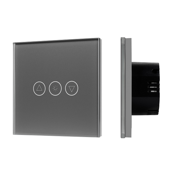 Светорегулятор сенсорный с Zigbee управлением SWT-OMALI-SD3-ZB-GR (250V, 500W) (Arlight, Стекло) Lednikoff