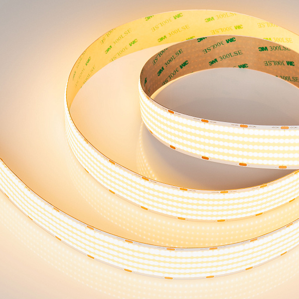 Светодиодная лента COB-X1600-30mm 24V Warm2700 (40 W/m, IP20, 5m) (Arlight, CRI>90) Lednikoff