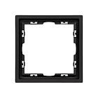 Рамка пластиковая FRM-NOBE-SFPL-1-BK (Arlight, Черный оникс) Lednikoff