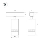 Светильник MAG-SPOT-ZOOM-45-R60-15W Day4000 (WH, 15-50 deg, 24V) (Arlight, IP20 Металл, 5 лет)