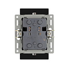 Механизм электрической розетки SCT-MEUD-PL-BK (250V, 16A) (Arlight, -) Lednikoff