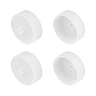 Заглушка WPH-FLEX-D40-360deg WHITE с отверстием (Arlight, Силикон) Lednikoff